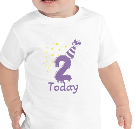 Birthday Tee's - Designed by Daisy